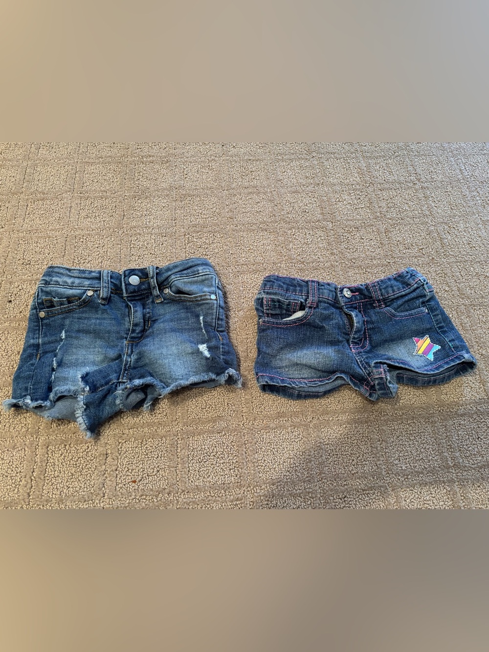 Girls 4T denim shorts bundle
